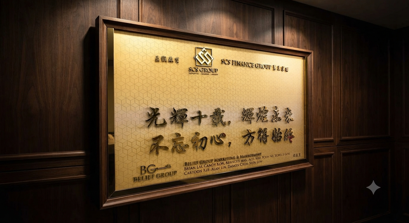 金灿灿牌匾